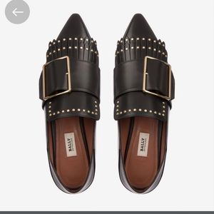 Bally Hamelia Flat Loafers Black